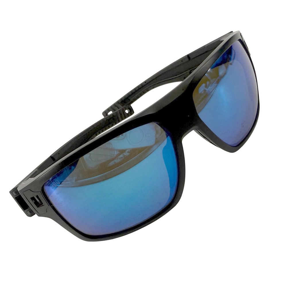 Costa Del Mar Diego Sunglasses Men 62mm Matte Blk Blu Mirror Polarize *Scratchd